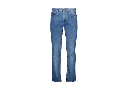 OFF-WHITE Diag Skinny Fit Jeans Blue/White