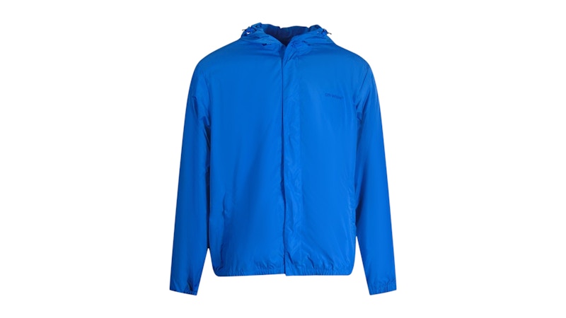 OFF-WHITE Diag Tab Peacock Blue Jacket Blue