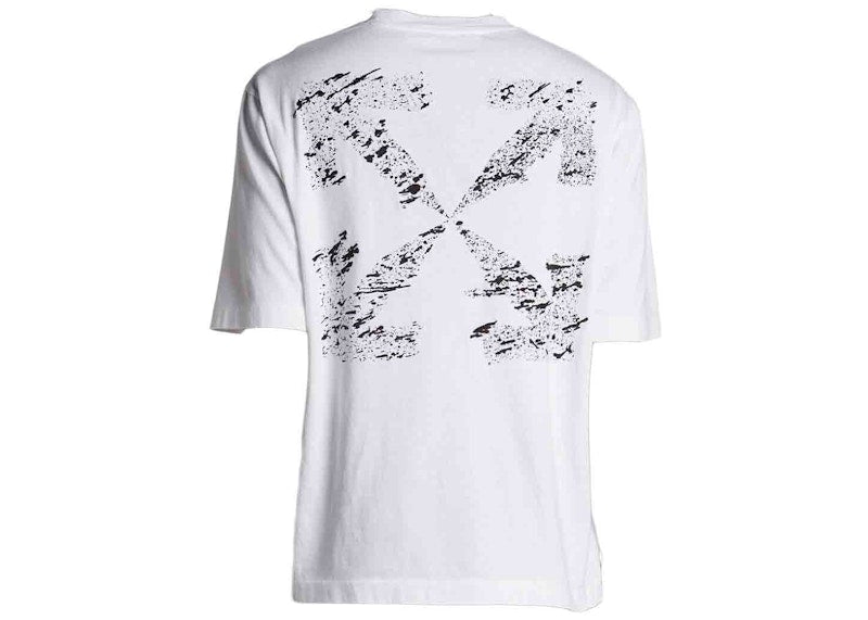 OFF-WHITE Embroidered Arrow Logo Skate T-shirt White/Black