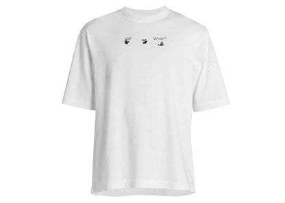 OFF-WHITE Embroidered Arrow Logo Skate T-shirt White/Black