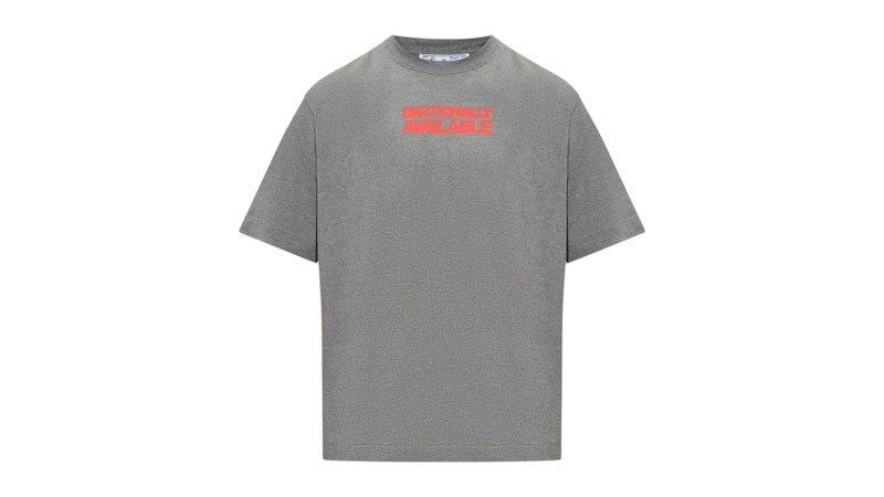 OFF-WHITE Emotion Arrow Over Skate Fit T-Shirt Grey