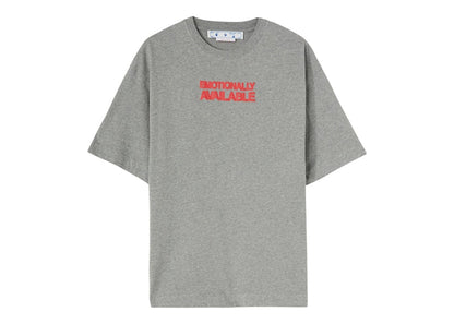 OFF-WHITE Emotion Arrow Over Skate S/S Tee Grey/Orange