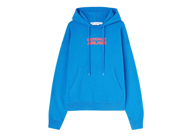 OFF-WHITE Emotion Arrow Skate Hoodie Blue