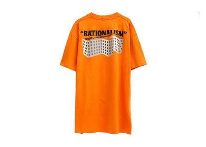OFF-WHITE F Building S/S Oversized T-Shirt Orange/Multi
