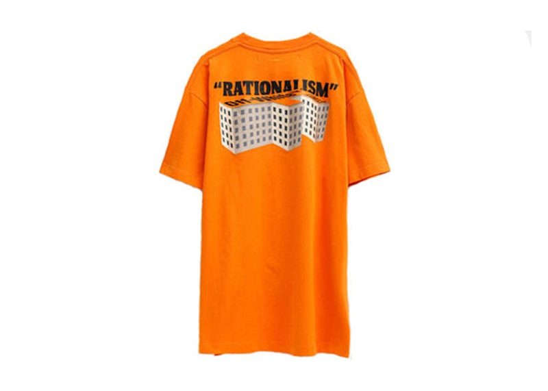 OFF-WHITE F Building S/S Oversized T-Shirt Orange/Multi