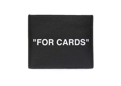 Off-White "FOR CARDS" Card Holder Black