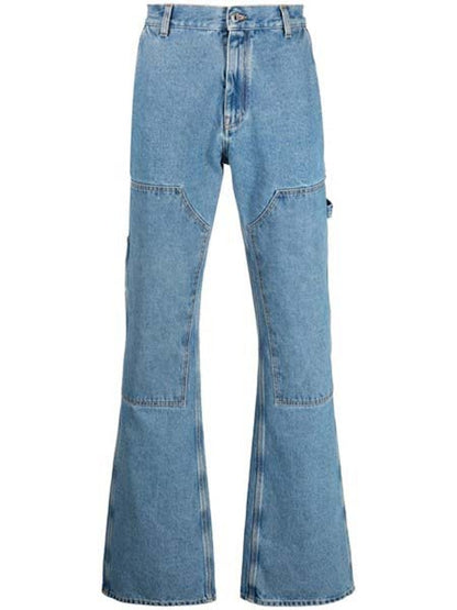 OFF-WHITE Flare Carpenter Jeans Medium Blue