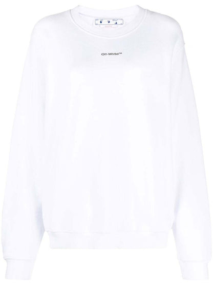 OFF-WHITE Flock Chine Flower Arrow Crew White/Multi