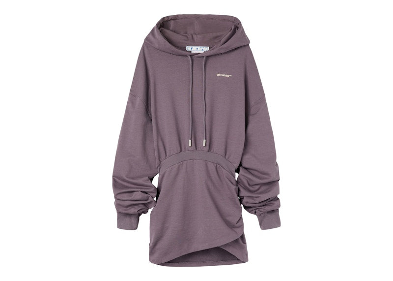 OFF-WHITE For All Hoodie Sweatdress Violet