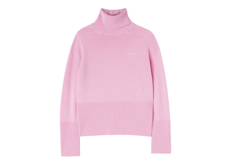 OFF-WHITE For All Wool Turtleneck Pink