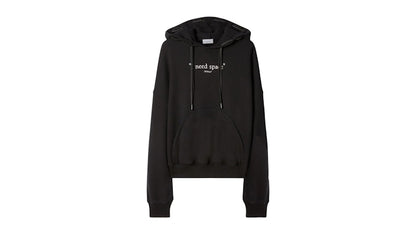 OFF-WHITE Give Me Space Double String Hoodie Black