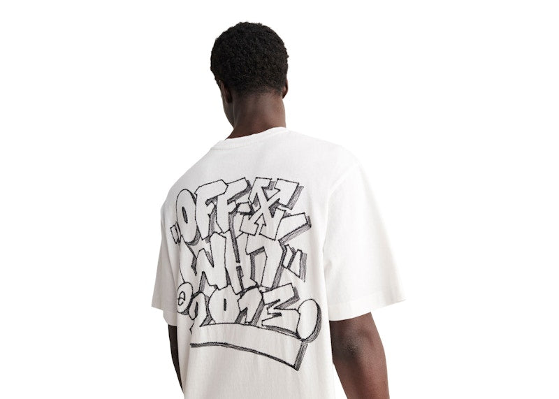 OFF-WHITE Graff Freest Over Skate S/S Tee White