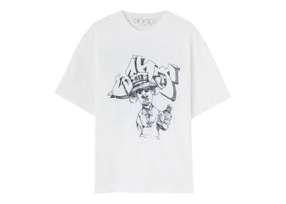 OFF-WHITE Graff Freest Over Skate S/S Tee White