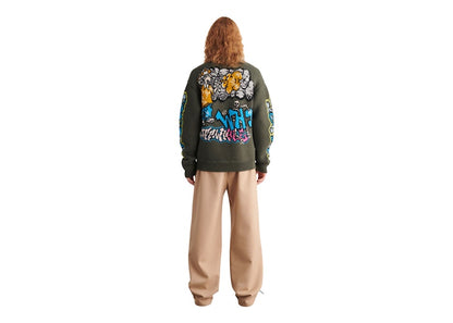 OFF-WHITE Graff Pupp Chunky Knit Military Green