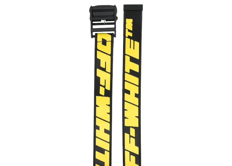 OFF-WHITE H35 Tape Industrial Belt Black/Yellow