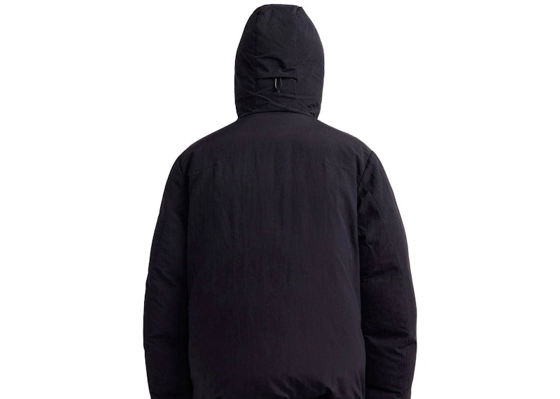 OFF-WHITE Hooded Puffer Jacket Black