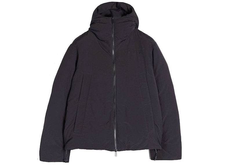 OFF-WHITE Hooded Puffer Jacket Black