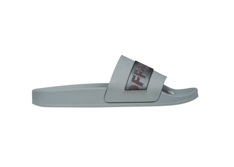 Off-White Industrial Slides Medium Grey