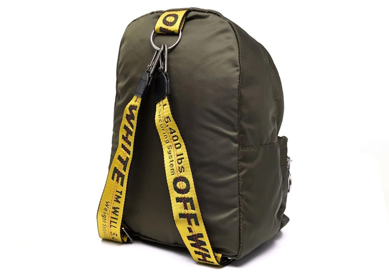 OFF-WHITE Industrial Strap Backpack Green