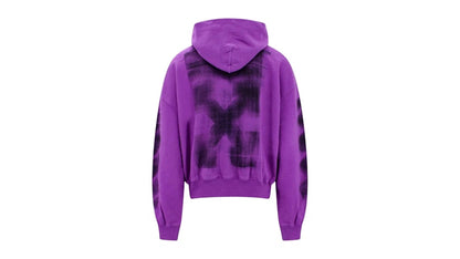 OFF-WHITE Jumbo Arrow Boxy Hoodie Purple