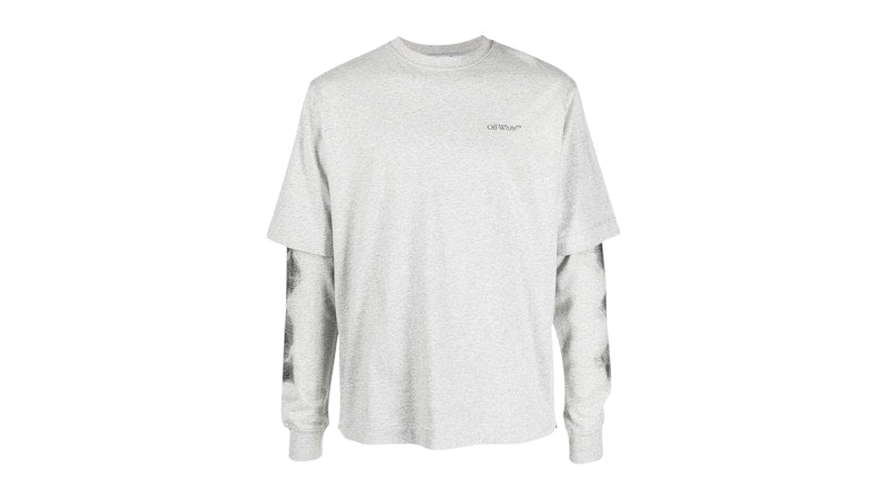OFF-WHITE Jumbo Arrow Long Sleeve T-Shirt Grey