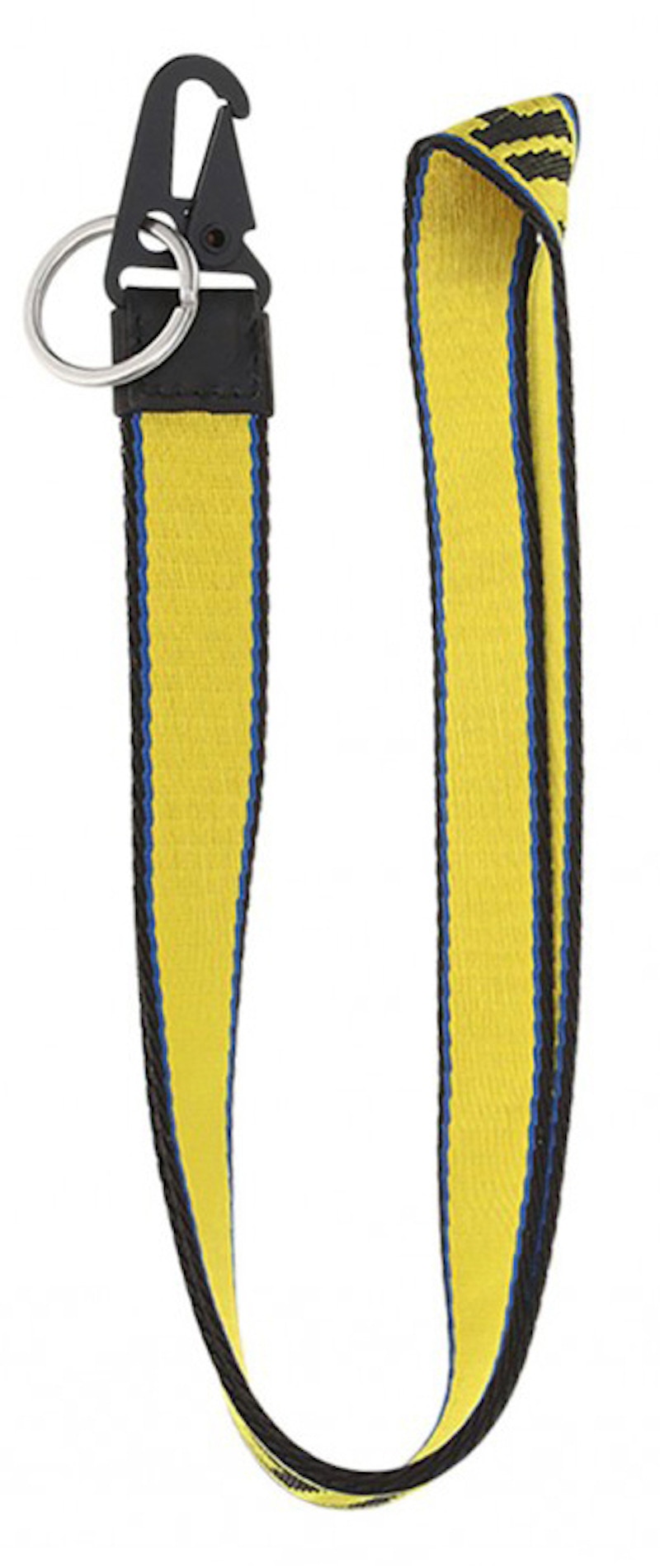 OFF-WHITE Key Ring Neck Keychain Yellow/Black