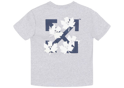 OFF-WHITE Kids Marker S/S T-shirt Grey/Blue