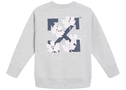 OFF-WHITE Kids Marker Sweatshirt Grey/Blue