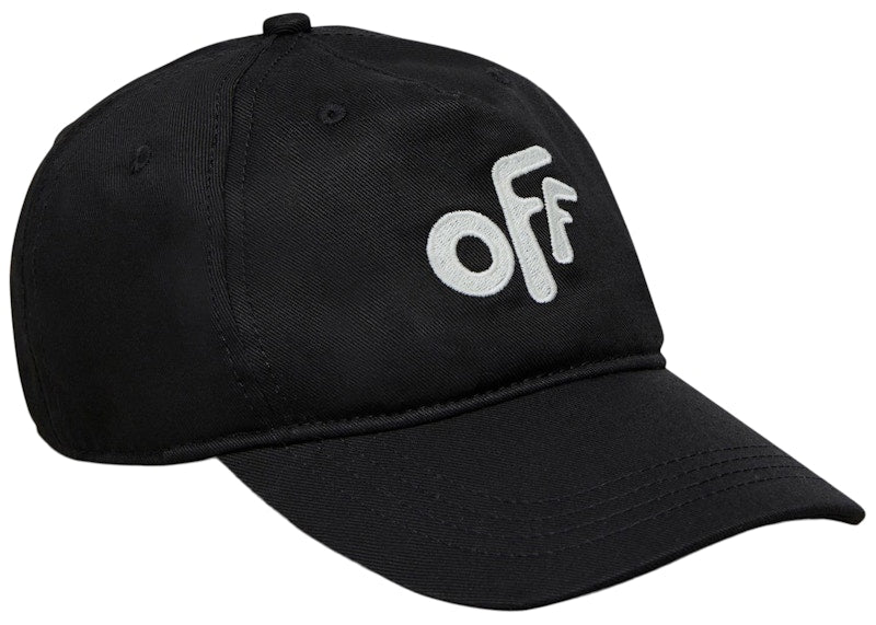 OFF-WHITE Kids Rounded Cap Black