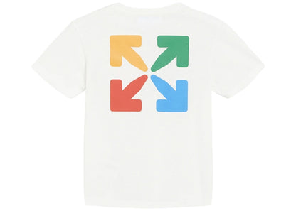 OFF-WHITE Kids Rounded S/S T-shirt White/Multicolor