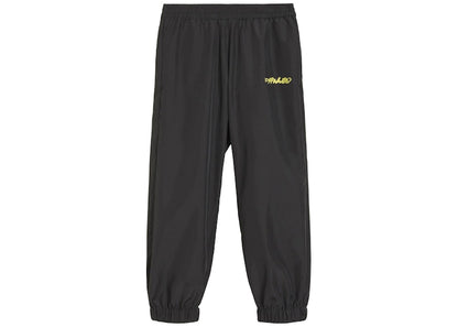 OFF-WHITE Kids Script Logo Pants Black/Yellow