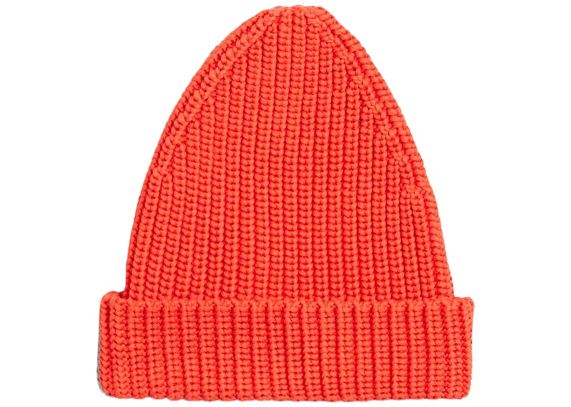 OFF-WHITE Kids Stamp Beanie Red
