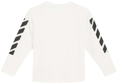 OFF-WHITE Kids Stamp L/S T-shirt White/Black