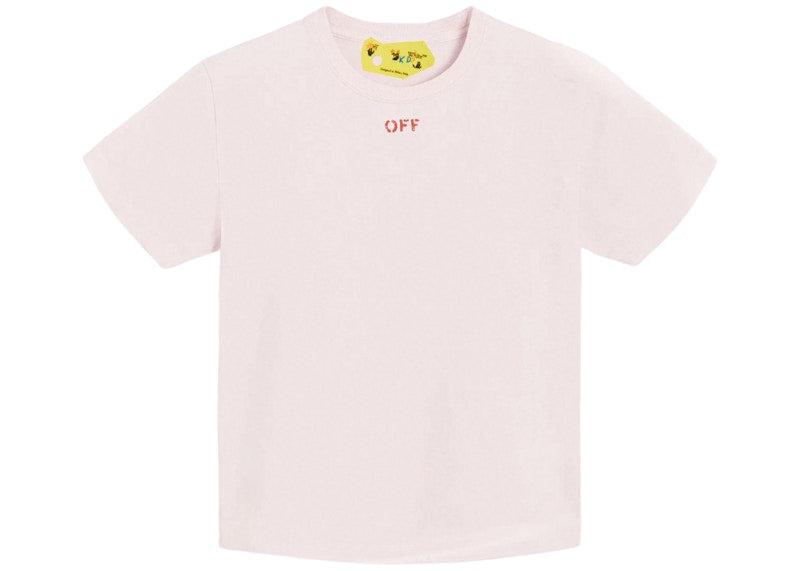 OFF-WHITE Kiids Stamp S/S T-shirt Pink/Red