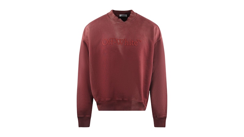 OFF-WHITE Laundry Skate Fit Sweatshirt Red