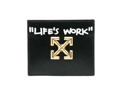 Off-White Life's Work Coin Wallet Black