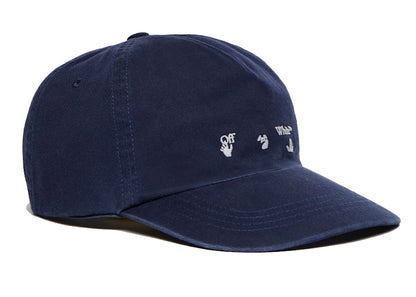 OFF-WHITE Logo Baseball Cap Blue
