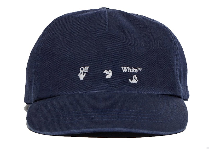 OFF-WHITE Logo Baseball Cap Blue