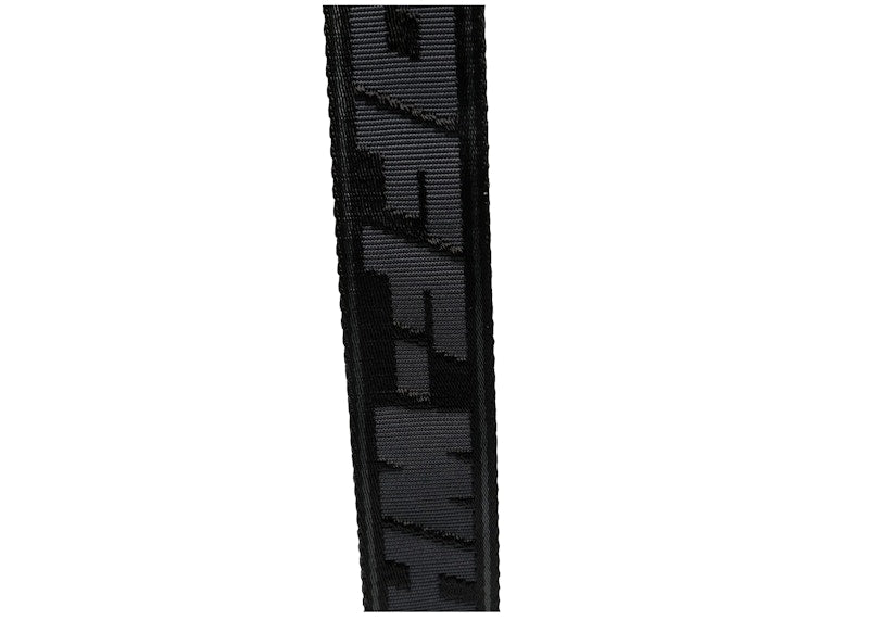 OFF-WHITE Logo Embellished Strap Industrial Keychain Black/Grey