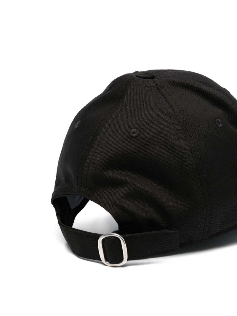 OFF-WHITE Logo-Embroidered Baseball Cap Black