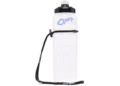 OFF-WHITE Logo Print Water Bottle Clear/Purple
