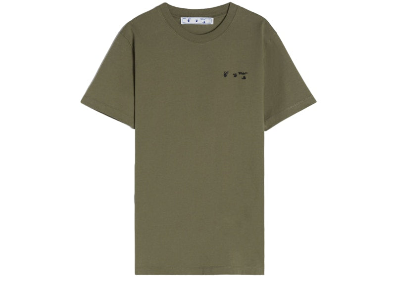 OFF-WHITE Logo S/S T-shirt Green/Black