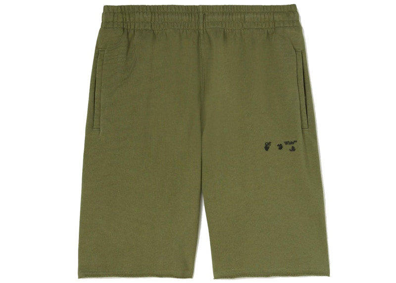 OFF-WHITE Logo Sweatpants Green/Black