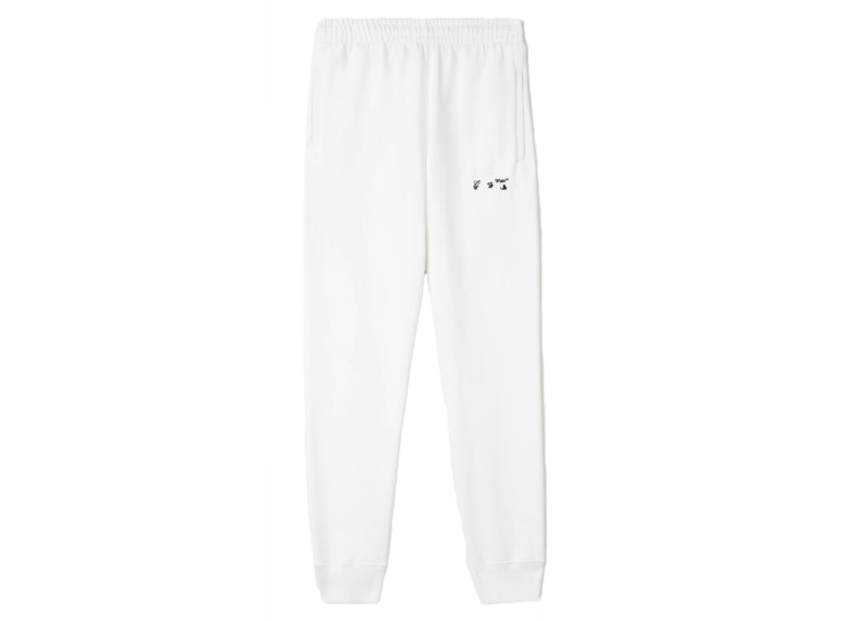 OFF-WHITE Logo Sweatpants White/Black