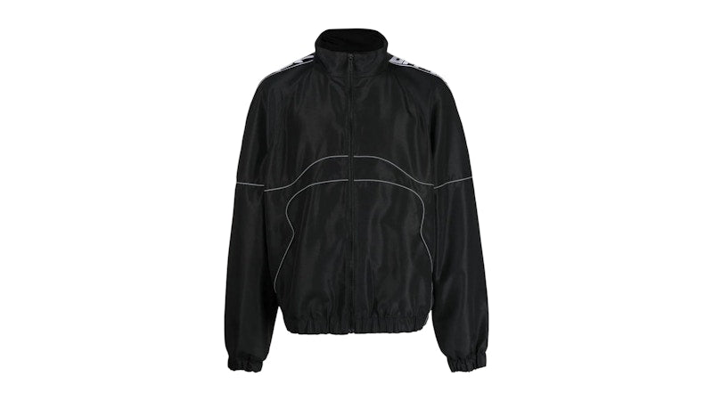 OFF-WHITE Logoband Piping Track Jacket Black