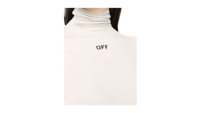 OFF-WHITE Long Sleeve Second Skin Turtleneck Light Grey