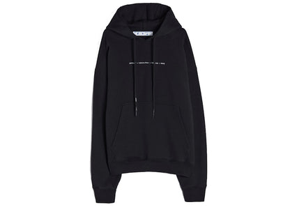 OFF-WHITE Marker Hoodie Black/Black/Blue