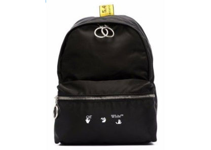 OFF-WHITE Mini Industrial Strap Backpack Black