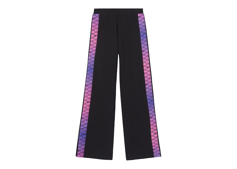 OFF-WHITE Monogram Band Split Track Pant Black/Multicolor