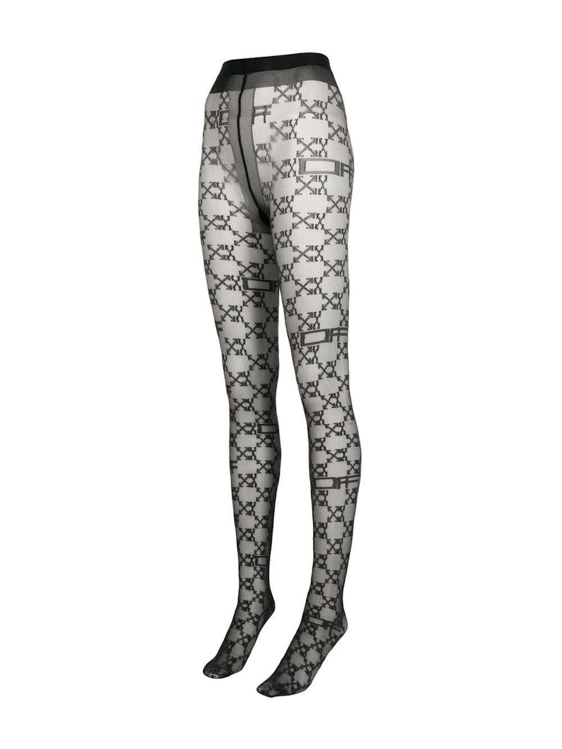 OFF-WHITE Monogram Tights Black/Black